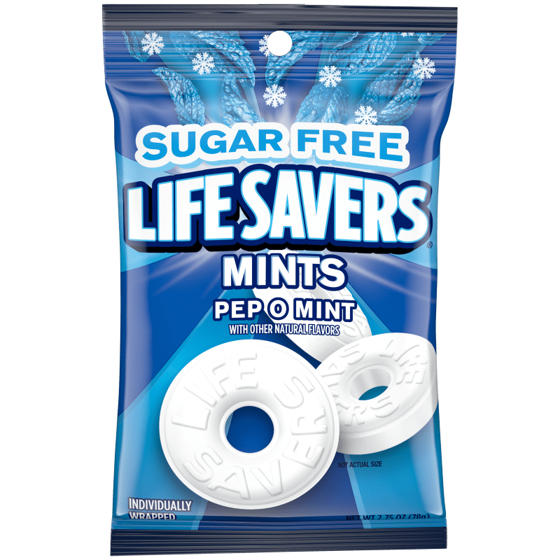 Lifesavers Pep O Mints Sugar Free 2.75oz - Case of 12