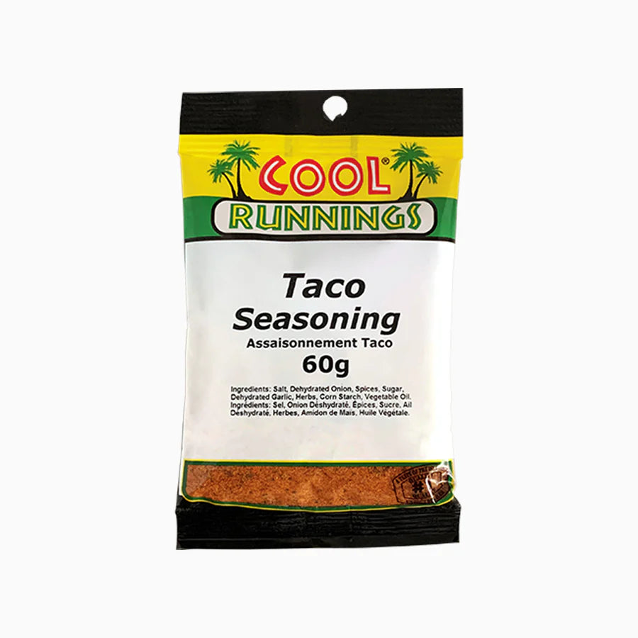 Cool Runnings Taco Seasoning 60g - Case of 12