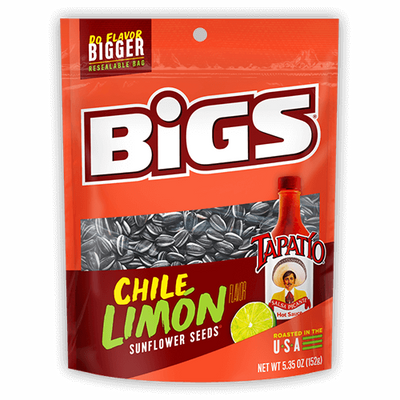Bigs Chili Limon Sunflower Seeds Bag - Case of 12