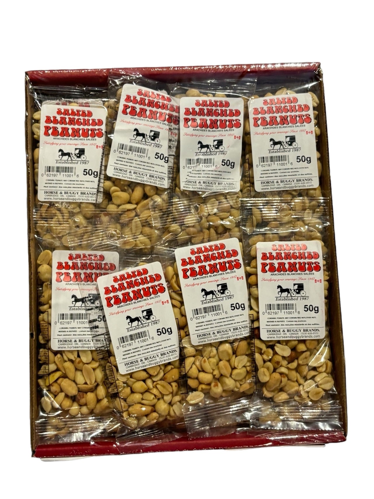 H&B Salted Blanched Peanuts - 24ct