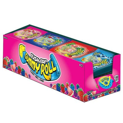 Bazooka Push Pop Gummy Roll - 8ct