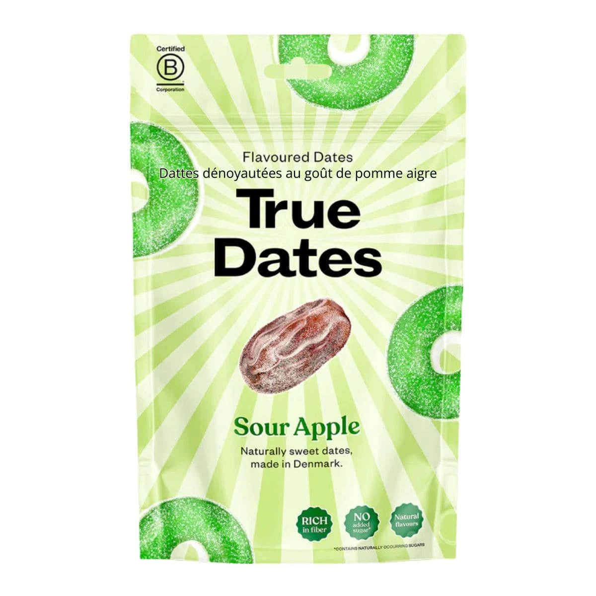 True Dates Sour Apple 100g - Case of 12