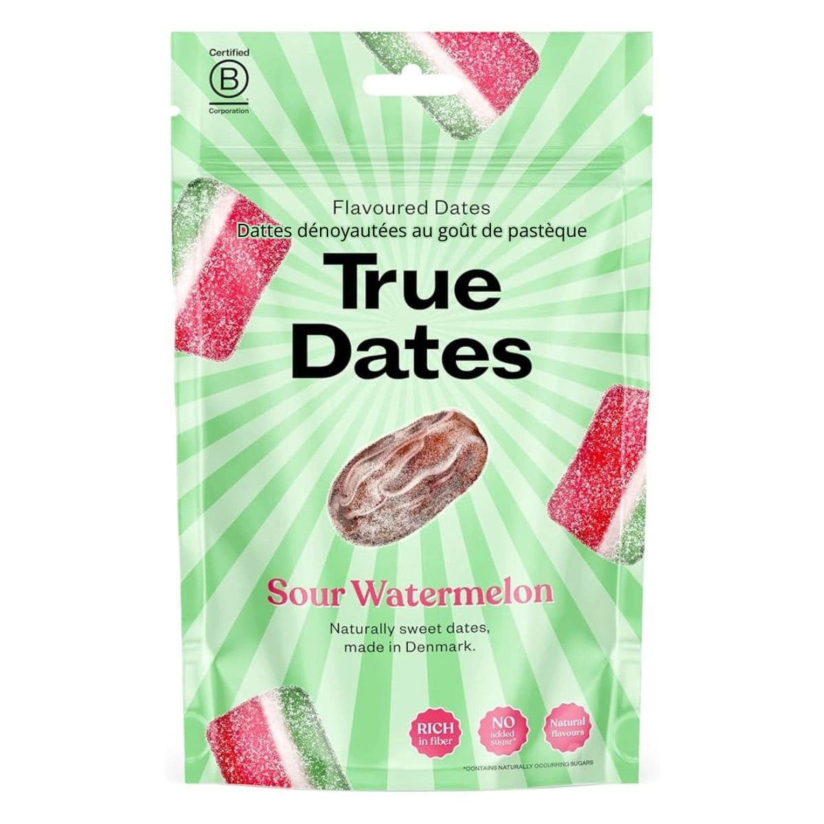 True Dates Sour Watermelon 100g - Case of 12
