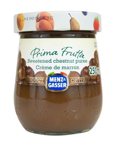 Menz & Gasser Fruit Spread Sweetened Chestnut Puree 250ml - Case of 12