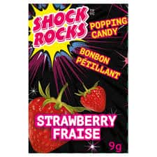 Shock Rocks Popping Strawberry - 24ct