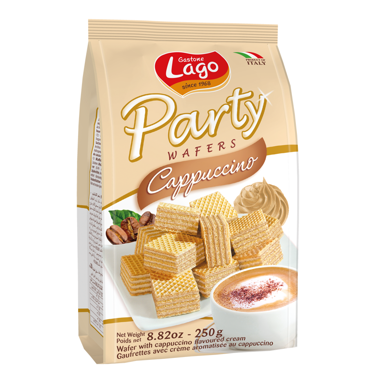 Lago Party Cappuccino Wafers 250g - Europe