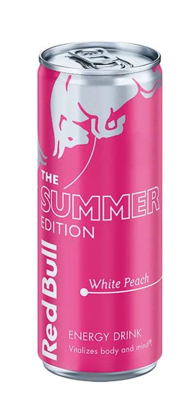 Red Bull White Peach Summer Edition 250ml - Case of 24