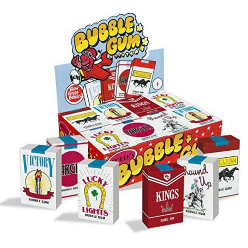 World's Bubble Gum Sticks Cigarettes Candy- 24ct