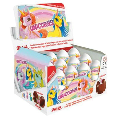 Zaini Disney Unicorns Chocolate Egg 20g - 24Ct