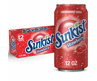 Sunkist Strawberry Can - Case of 12