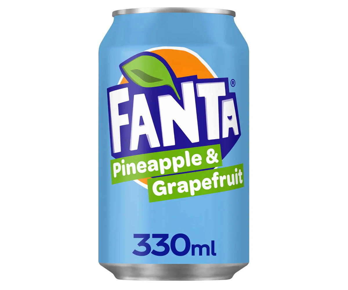 Fanta Pineapple & Grapefruit 330ml - Case of 24 - UK