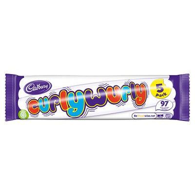 Cadbury Curly Wurly Bar 5Pk 107.5G - Case Of 28 (UK Imported)