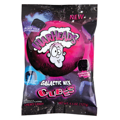 Warheads Galactic Cubes 127g Peg Bag - Case of 12
