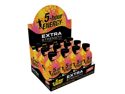 5 Hour Energy Drink Extra Strength Tropical Burst 57ml (12 Pack)