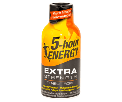 5 Hour Energy Extra Strength Peach Mango 57ml - (Case of 12)