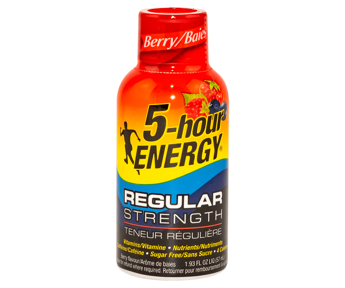 5 Hour Energy Regular Strength Berry 57ml - (Case of 12)