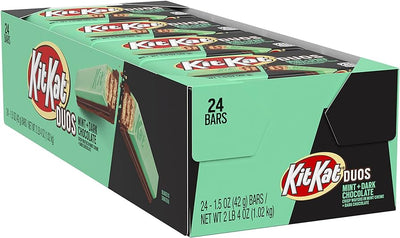 Kit Kat Duos Dark Chocolate Mint 42g - 24 Bars