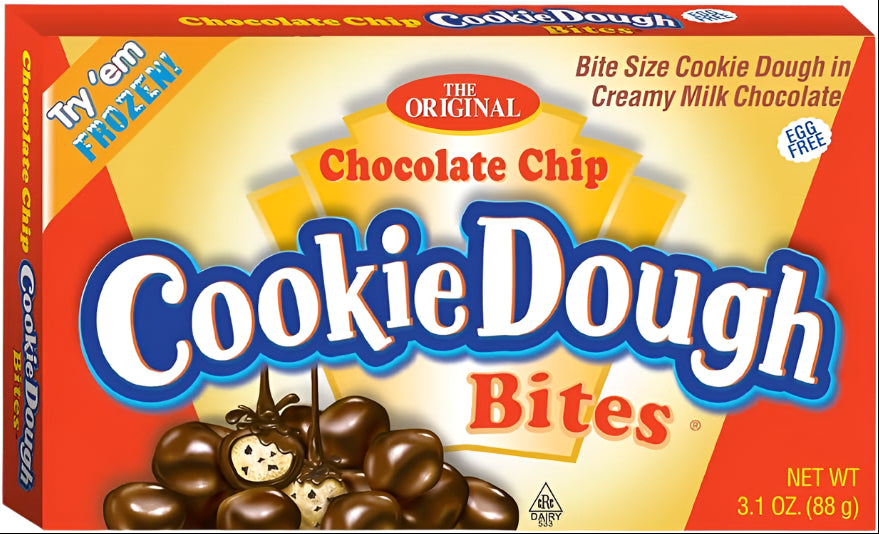 Taste of Nature Cookie Dough Bites - Chocolate Chip 88g - (Case of 12)