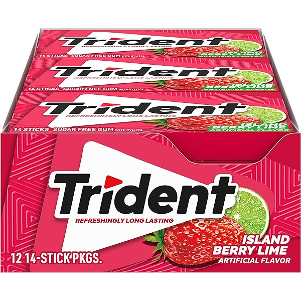 Trident Island Berry Lime 14pcs - 12ct (USA)