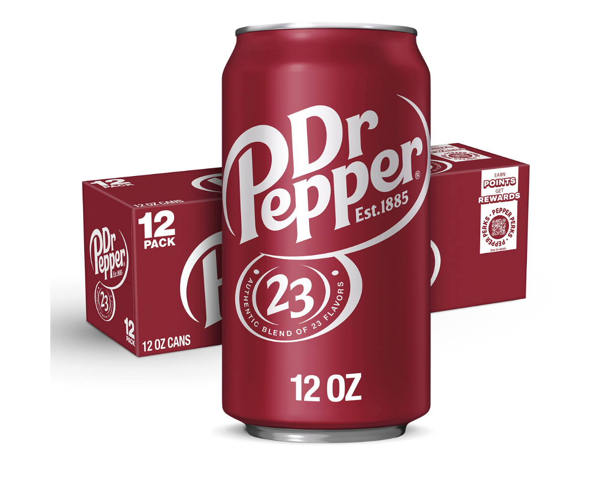 Dr Pepper Original Soda - Case of 12