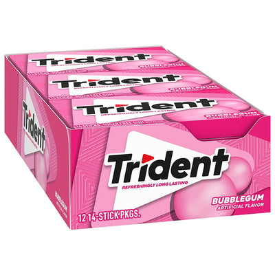 Trident Bubblegum 14pc - (Box of 12)