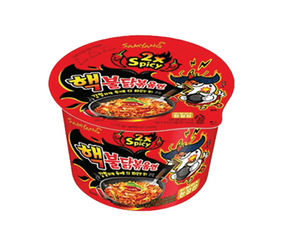 Samyang Hot Chicken 2x SPICY Ramen Soup Bowl - Korea (Case of 16)