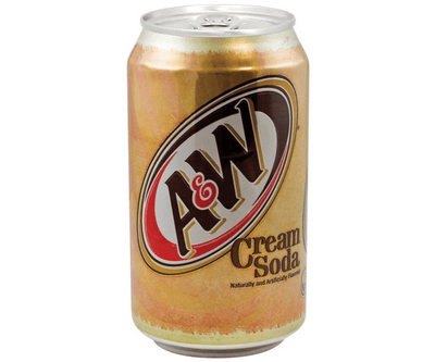 A&W Cream Soda 355ml - (Case of 12)