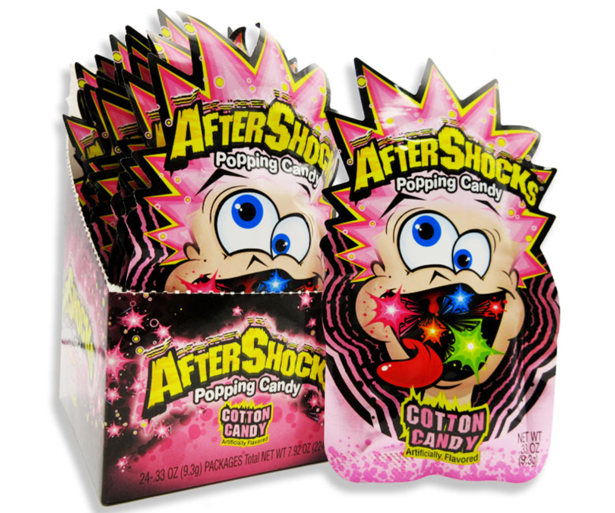 AfterShocks Popping Cotton Candy (Case of 24)