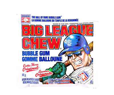 Big League Chew Bubble Gum Outta Here Original (Case of 12)
