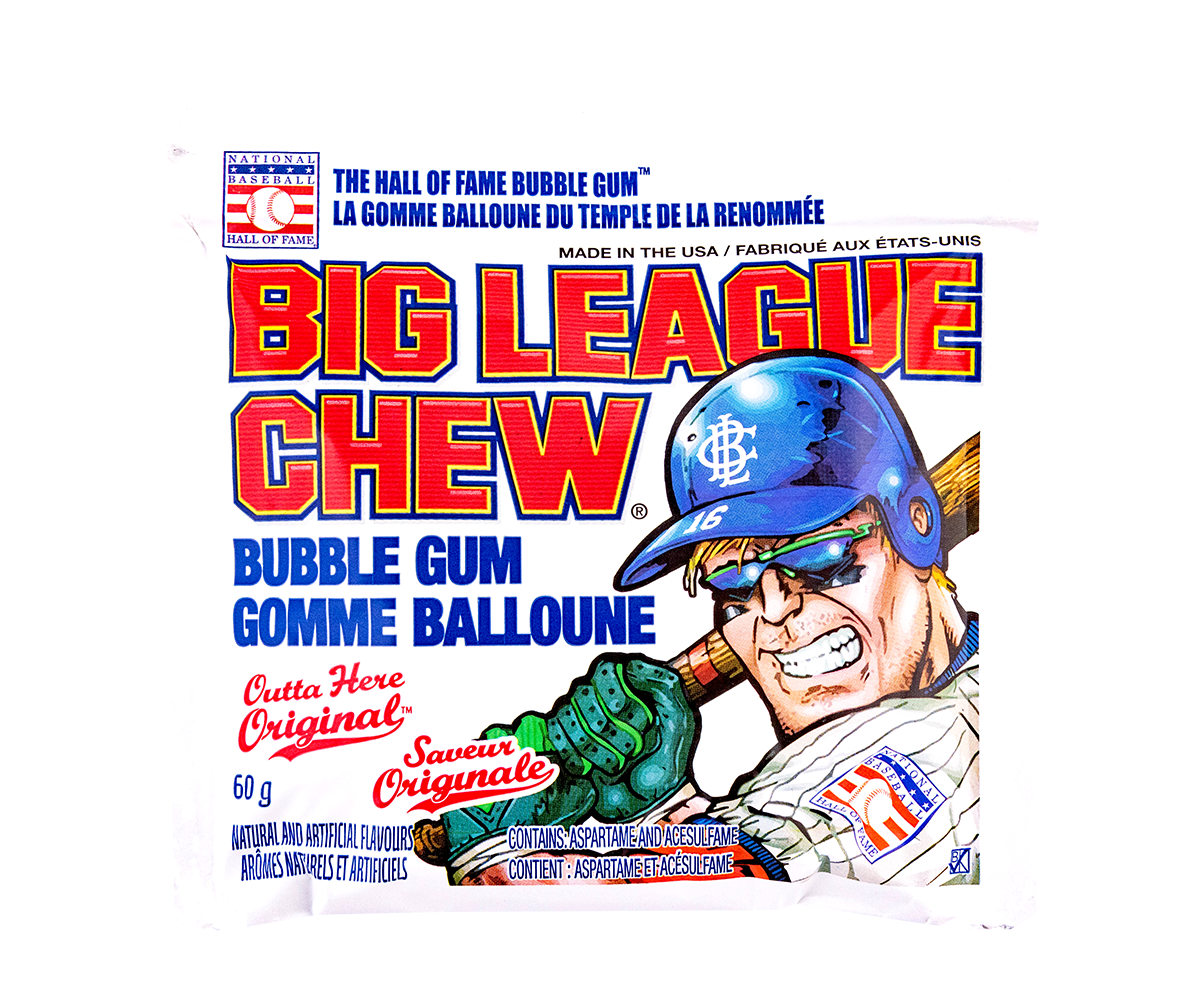 Big League Chew Bubble Gum Outta Here Original (Case of 12)
