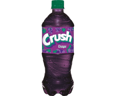 Crush Grape Bottle 591ml - Canadian - Case of 24