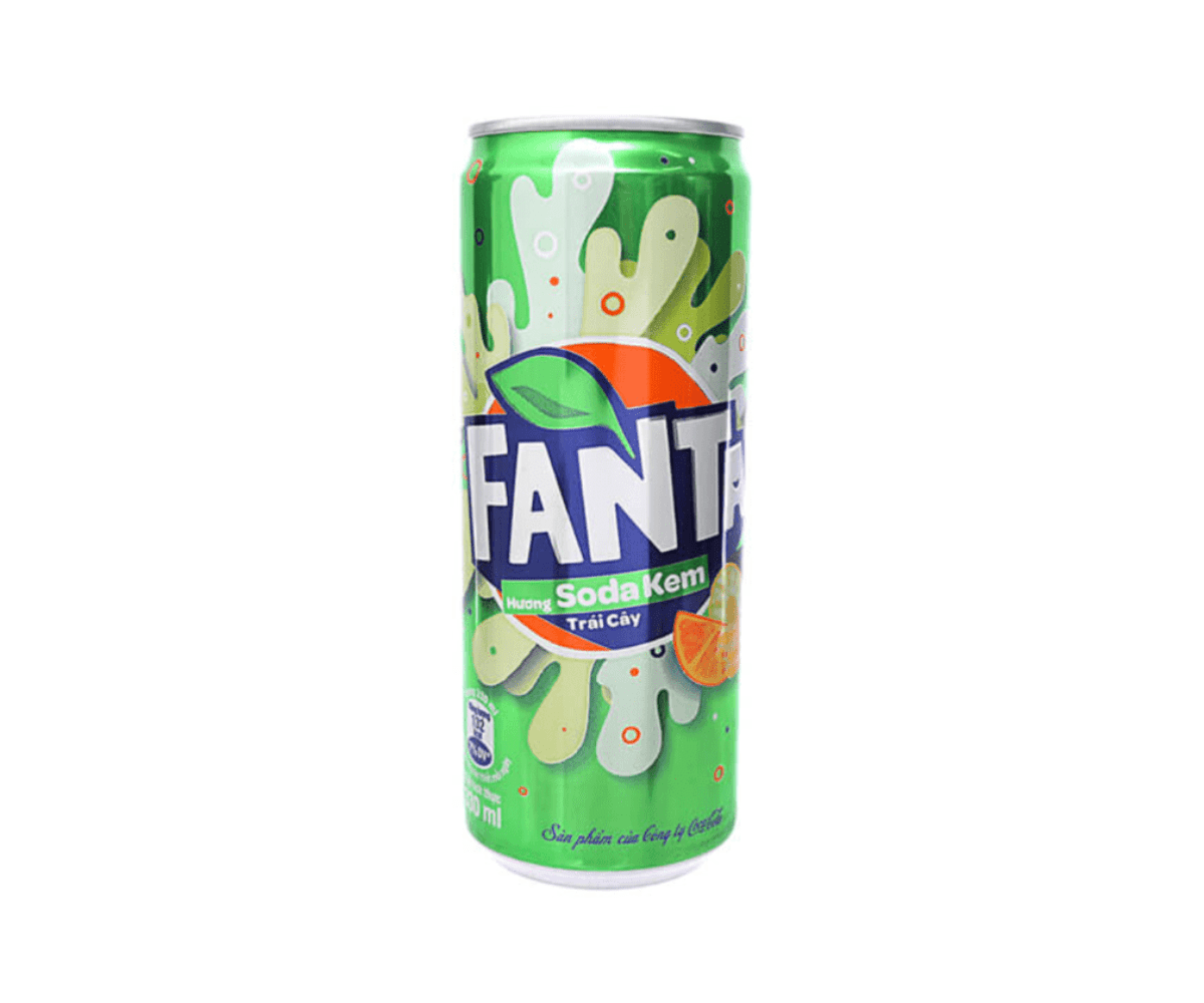 Fanta Cream Soda 330ml - Vietnam (Case of 24)