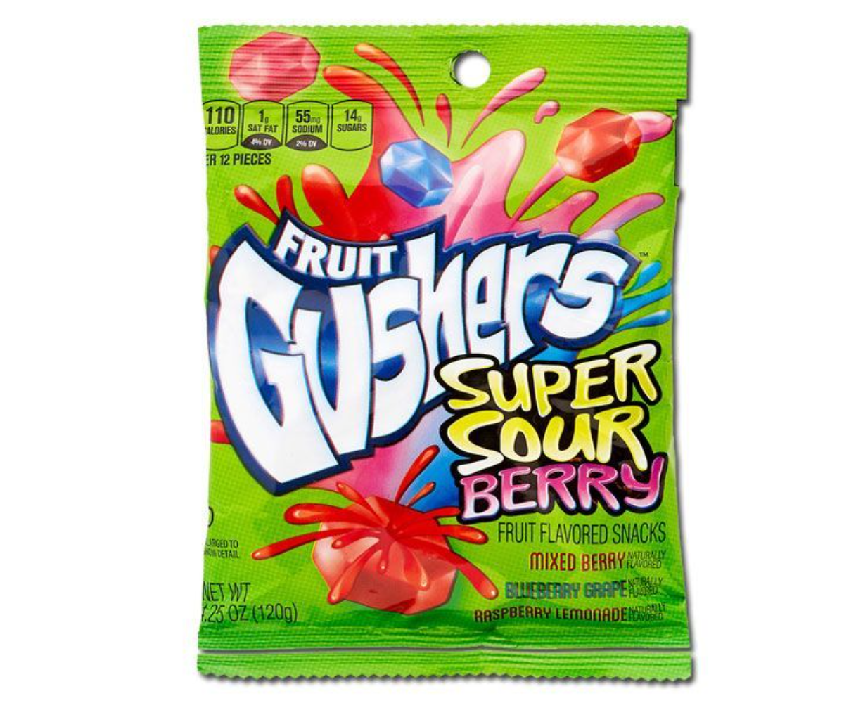 Gushers Super Sour Berry (Case of 8)