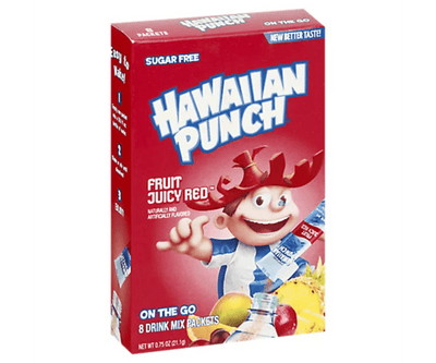 Hawaiian Punch Fruit Juicy Red On-The-Go Sugar Free (Case of 12)