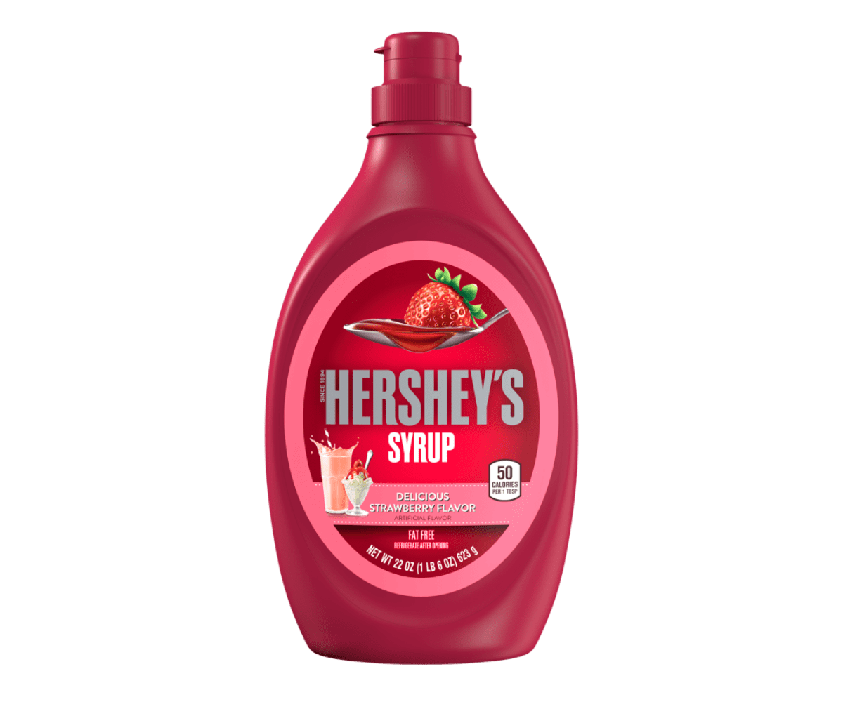 Hershey's Delicious Strawberry Syrup 623g (Case of 12)