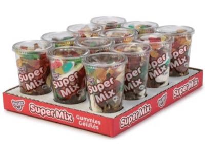 Huer Super Mix Candy Cups 370g - Case of 12