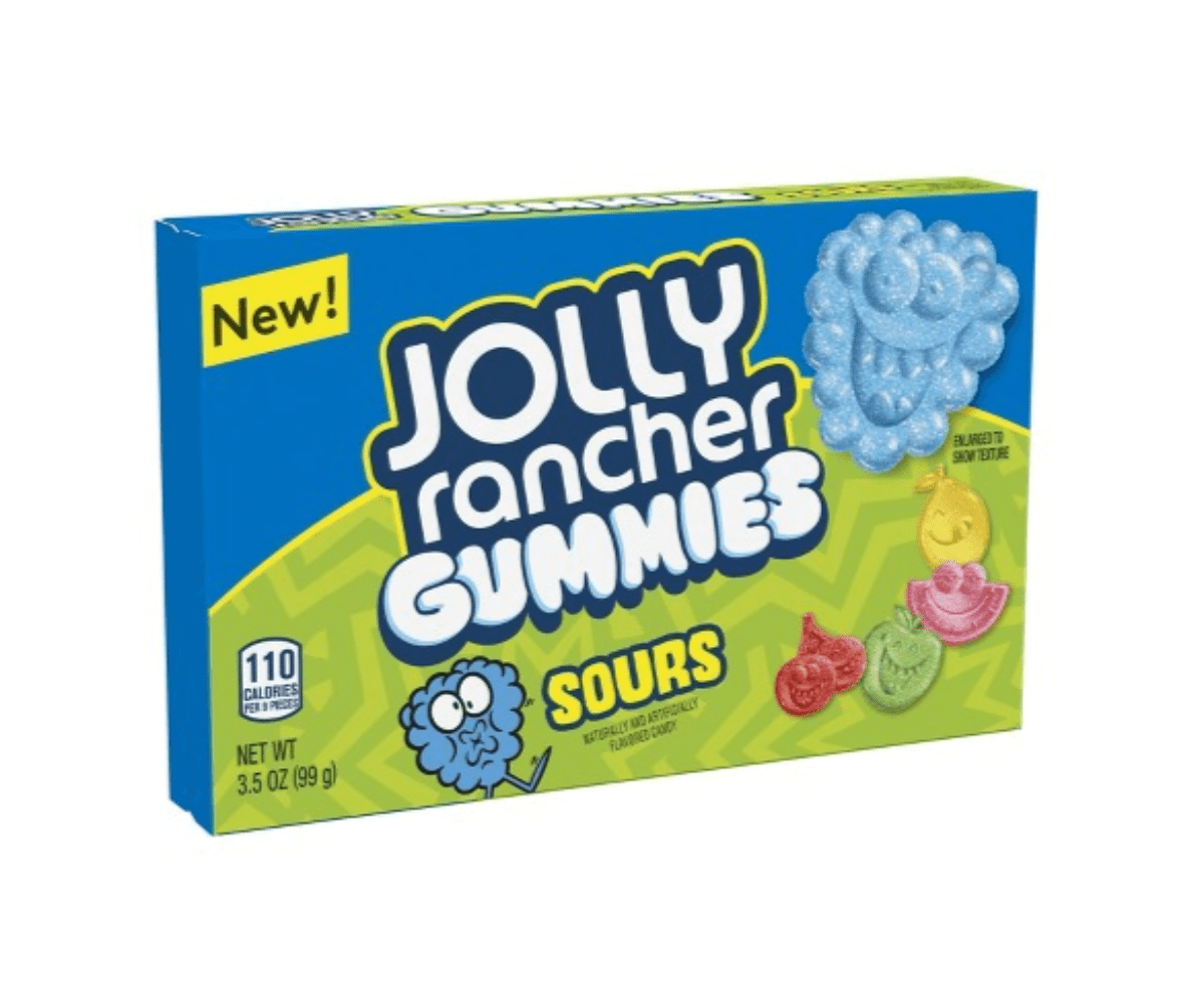 Jolly Rancher Gummies Sours Theater Box - Case of 11