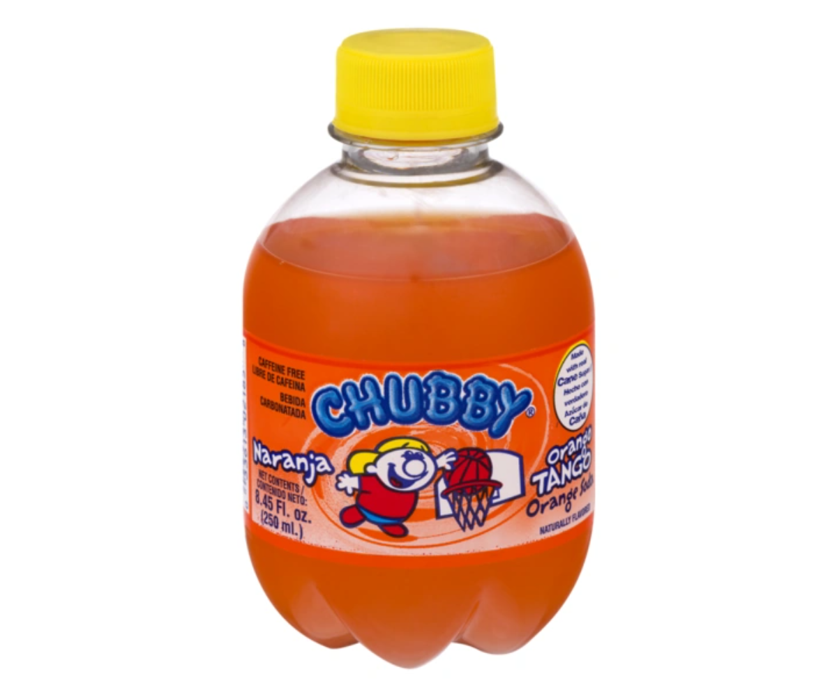 Chubby Tangerine Orange Soda - Trinidad & Tobago (Case of 24)