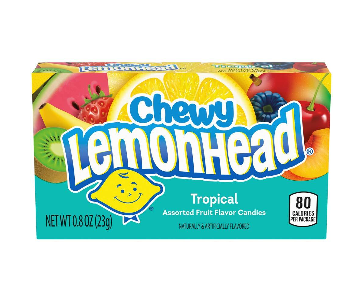 Lemonhead Chewy Tropical 23g (Case of 24)