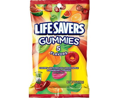 Lifesavers Gummies 5 Flavor Bag (Case of 12)