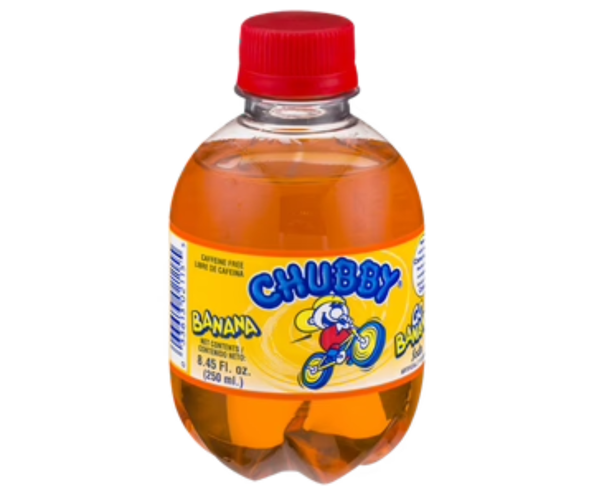 Chubby Go Bananas Soda - Trinidad & Tobago (Case of 24)
