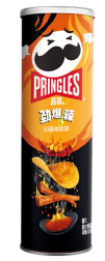 Pringles Spicy Strips Flavor 110g - (Case of 20 Cans) - China