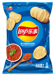 Lay's Italian Red Meat Flavor 70g (Case of 22) - China