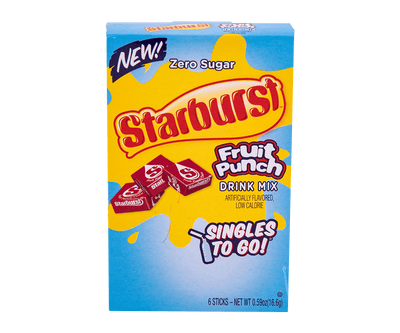 Starburst Fruit Punch Singles to Go Drink Mix (Case of 12)