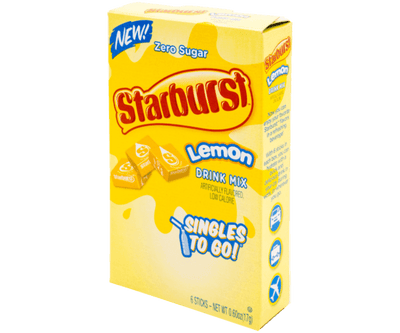 Starburst Lemon Singles to Go Drink Mix (Case of 12)
