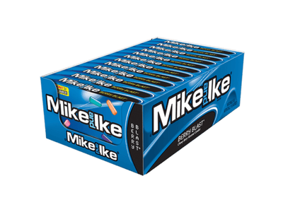 Mike & Ike Theatre Box Berry Blast 120g - (12 Units Per Box)