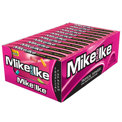 Mike & Ike Tropical Typhoon Theater Box 120g - Case of 12