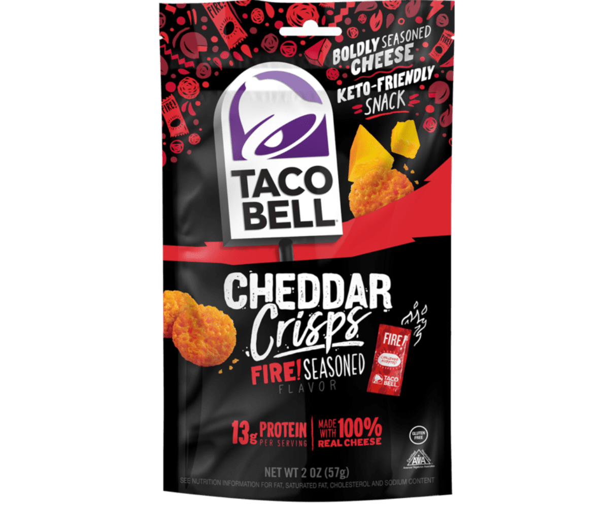 Taco Bell Fire Cheddar Crisps Stockup Market