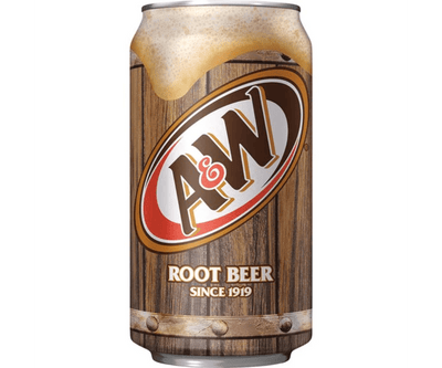 A&W Root Beer 355ml Can - (Case of 12)