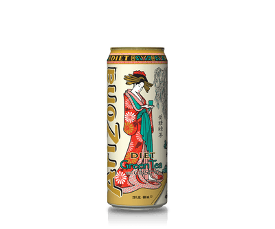 Arizona Diet Green Tea with Ginseng (Case of 24)